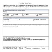 12 Sample Accident Report Templates Pdf Word Pages