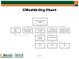 Uhealth New Faculty Orientation October Uhealth Org Chart