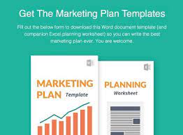 how to write a marketing plan with