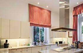 kitchen curtains above the sink