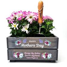 personalised mothers day crate gift box