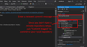 Use output window runs the command and puts any output into the output window. Using Git With Visual Studio 2019 The Ultimate Guide