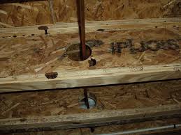 holes in wood truss floor joist