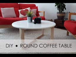diy round coffee table easy