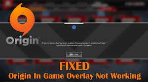 fixed origin in game overlay not working