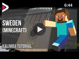 Huge collection of kalimba letter & numbered notations tabs. Kalimba Tutorial How To Play Sweden Minecraft By C418 Ø¯ÛŒØ¯Ø¦Ùˆ Dideo
