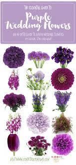purple wedding flowers