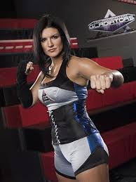 She started her training with straight muay thai to competitive mixed martial arts where she has been. Gina Carano Aka Crush From American Gladiators Mma Women American Gladiators Female Mma Fighters