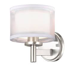 Double Organza One Light Wall Sconce