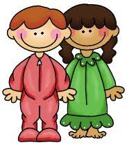kids in pajamas clipart - Clip Art Library