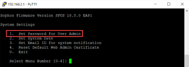 reset your admin pword using the cli