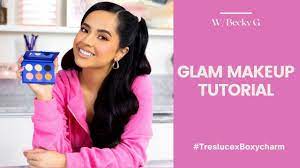 becky g glam makeup tutorial tresluce