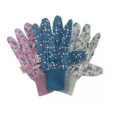 Briers Flower Field Cotton Gloves With
