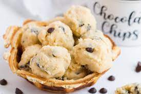 Keto Chocolate Chip Cookie Dough Fat Bombs With Cream Cheese gambar png