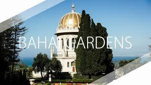 drone video of the bahai gardens in