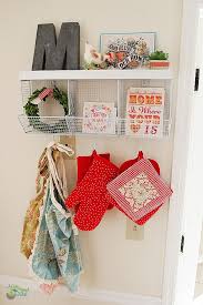 Kitchen Shelf With Hooks Provides