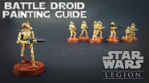 B1 Battle Droid Painting Tutorial Star Wars Legion
