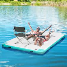 outsunny 10 x 7 water floating dock