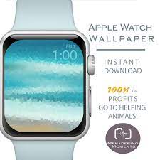 Apple Watch Wallpaper Pastel Blue and ...
