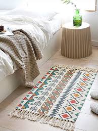 1pc boho rugs colorful area rug small