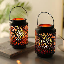 Hanging Metal Candle Lanterns