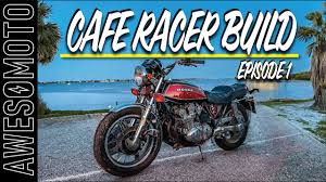 cafe racer build ep 1 honda cb750