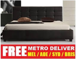 milan double queen or king size black