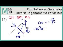 Geometry Inverse Trigonometric Ratios