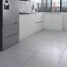 light grey sqaure floor tiles design