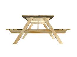 diy picnic table nevada furniture plan