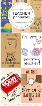 Great teacher appreciation ideas can be are hard to find, but we've got you covered with a ton of clever and cute thank you printable gift tags and cards. Free Printable Teacher Appreciation Thank You Cards Teacher Appreciation Gifts Teacher Appreciation Teacher Gifts