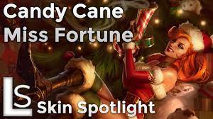 Candy Cane Miss Fortune - Skin Spotlight - Snowdown Showdown Collection -  League of Legends - YouTube