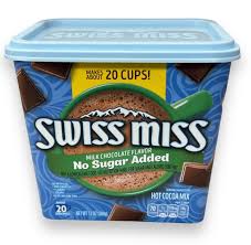 swiss miss milk chocolate flavored no
