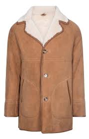 Mens Sheepskin Coat With Ons