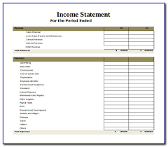 It accounts for all of the expenses your business has incurred. Income Statement Template Xls Insymbio