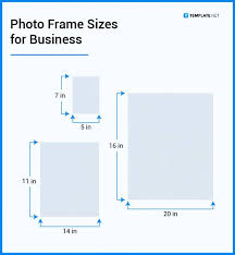 photo frame sizes dimension inches