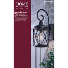 The home decorators collection promo codes currently available end when home decorators collection set the coupon expiration date. Home Decorators Collection 1 Light Black 18 75 In Outdoor Wall Lantern Sconce With Seeded Glass 7954hdcbldi The Home Depot