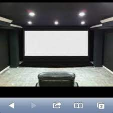 Gray Color Scheme For The Home Theater