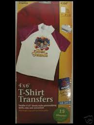 Avery 8938 T Shirt Transfers Inkjet Light Fabric 18 Sheets For Sale Online Ebay