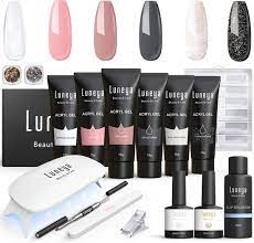 luneya polygel kit black pink edition