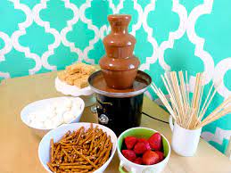 Chocolate Fondue Fountain Recipe gambar png