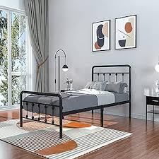 Noillats Metal Bed Frame Twin Size With