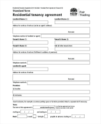 Free Printable Tenancy Agreement Template Rental Forms