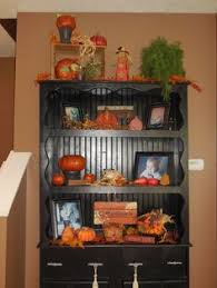 decorated hutches for fall
