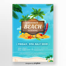 Summer Beach Party Posters Template For Free Download On Pngtree