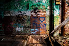 old bando brick graffiti art
