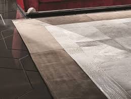 loveluxe square leather rug by longhi