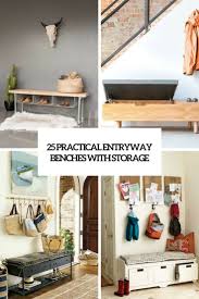 25 practical entryway benches with