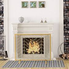38 X 31in Single Panel Fireplace Screen