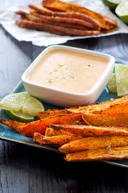 It is so easy, and fast with only a few ingredients. Chili Lime Sweet Potato Fries With Honey Chipotle Dipping Sauce Recipe Runner